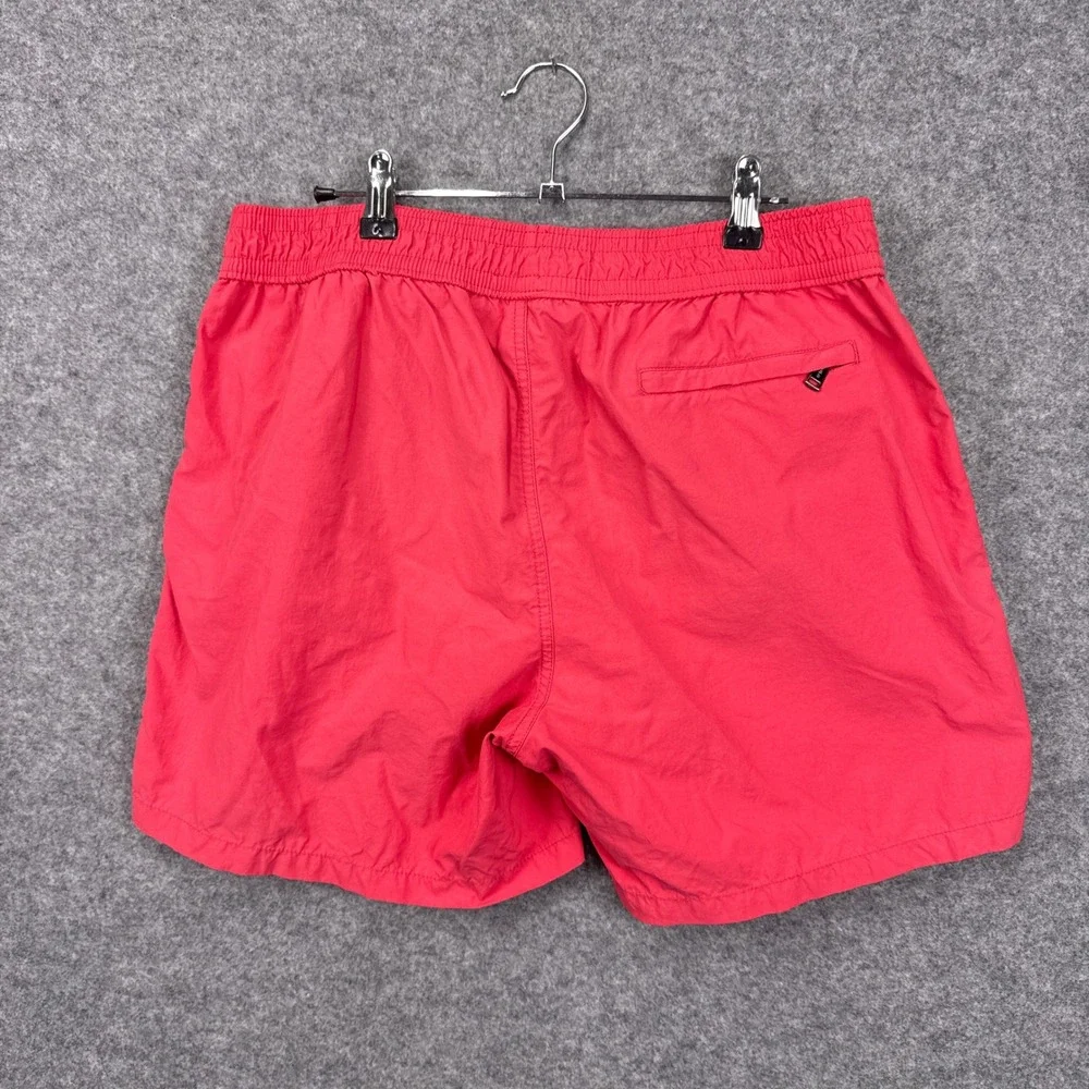 Polo Ralph Lauren Swim Shorts Large Red Nylon Mesh Lined Pony Logo Trunks